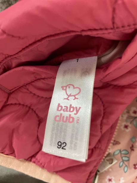 C&a bunda prechodná obojstranná 92 kvietky, c&a,92