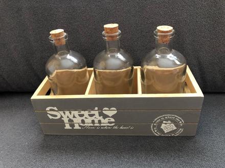 Fľašky v bedničke,