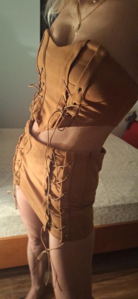 Komplet sukna + korzet top suprava indian styl, m