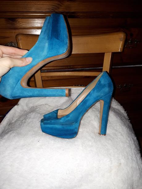 Topánky na podpatku, zara,37