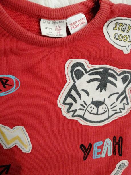 Bavlnená mikina, zara,98