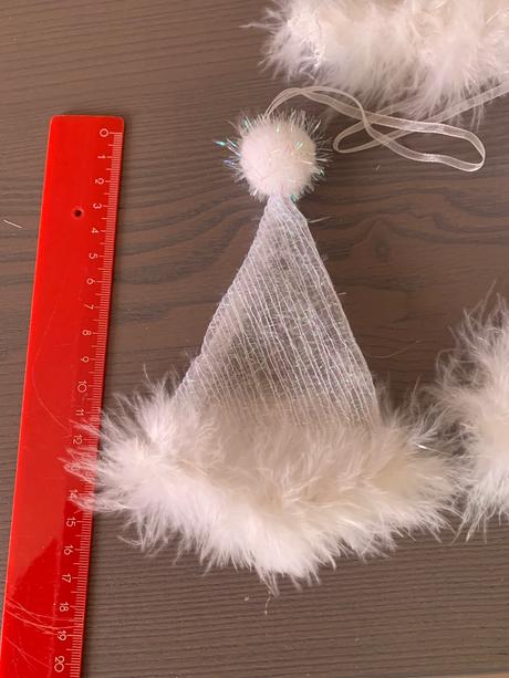 Vianocne ozdoby čiapice (6 kusov), 