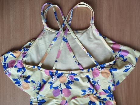 Svetložlté plavky s citrusmi v. 134/140, lindex,134