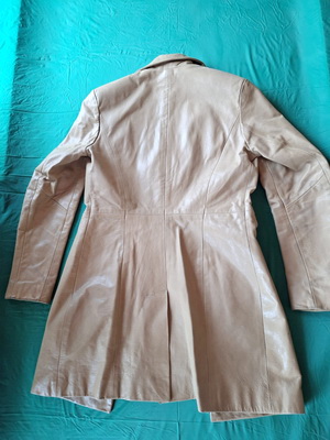 Kožený kabát s, s