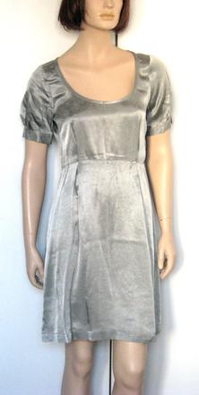 Strieborno - sivé elegantné šaty, m