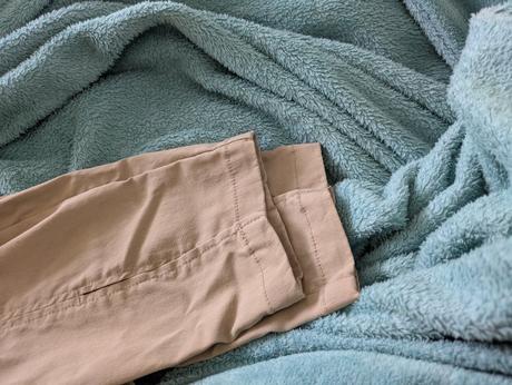 Hnedé elastické nohavice h&m xs, h&m,xs
