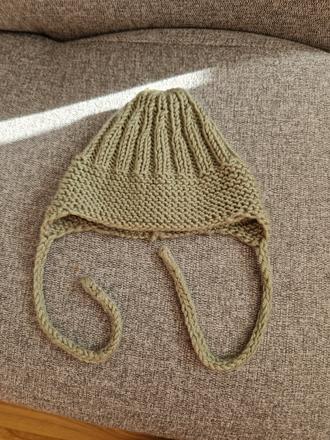 Štrikovaná čiapka pre novorodenca, 50