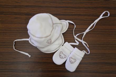 Čiapočka a rukavičky s macíkom  klitzenklein , 86