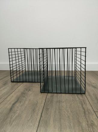 Úložné kovové košíky- 2ks, 