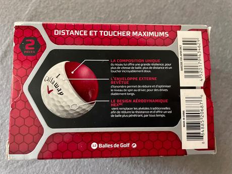 12 ks golfové loptičky,