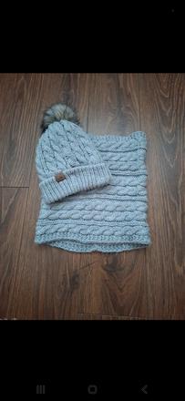 Dievčenská čiapka a nákrčník h&m, h&m,110