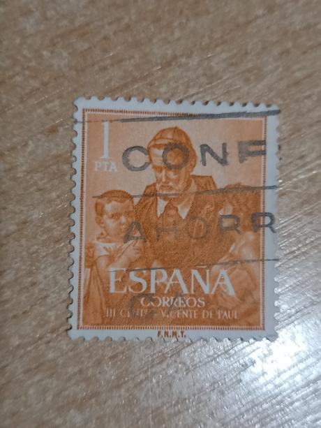 Poštová známka 1960 španielsko,