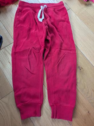 Tepláky cetvene, h&m,110