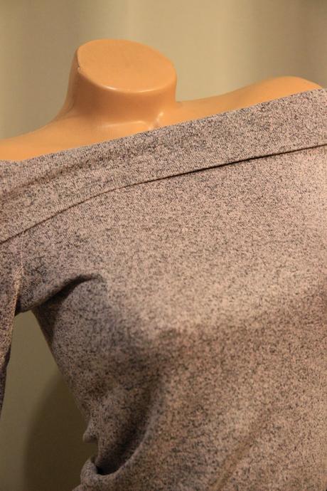 Ružovo čierny sveter, xs/s, xs