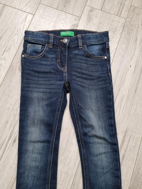 Tmavomodré rifle benetton, benetton,116