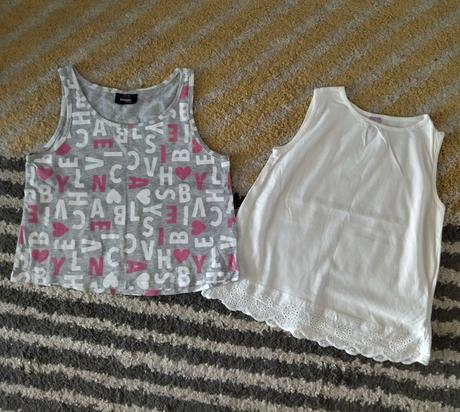 Písmenkové letné tielko 134/140, takko,134