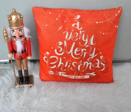 Vianočná obliečka na vankúš-40x40cm,