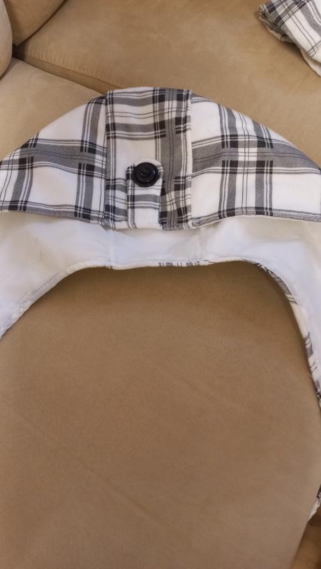 Kabát čierno- biely, l