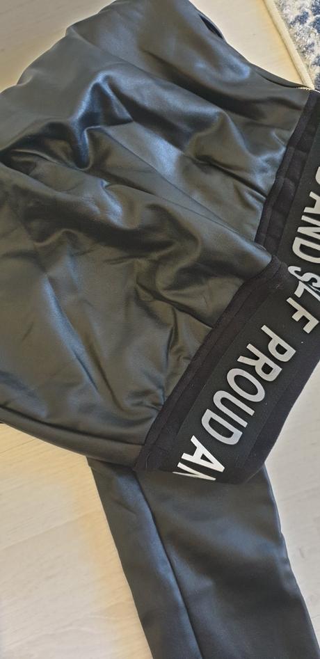 Zateplené kožené nohavice č.36, 36