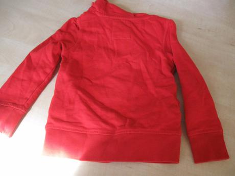 Červená mikina s tulipánmi, zn. palomino, 104, palomino,104