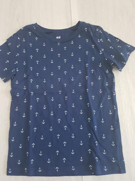 Tričko s kotvami, h&m,122