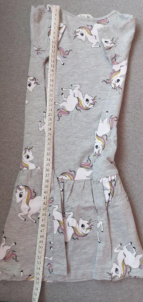 Letné šaty "jednorožce", h&m,98