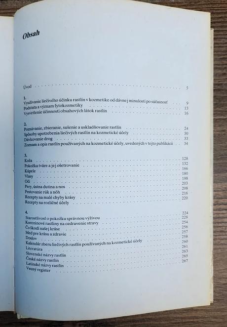 Kozmetické prípravky z rastlín, 