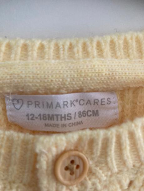 Dievcensky teply sveter s vlnou, primark,86