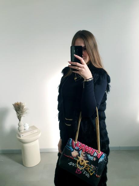 Extravagantná vesta m/l, h&m,m