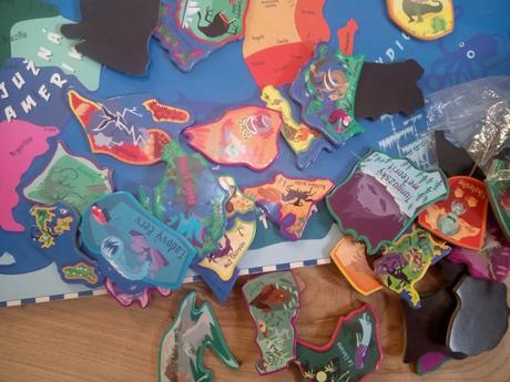 Nástena mapa s magnetkami, 