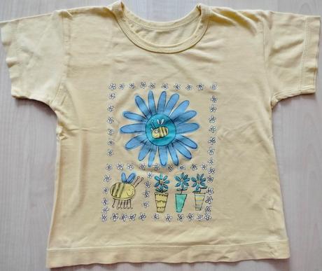 Jednoduché žlté tričko, mothercare,98