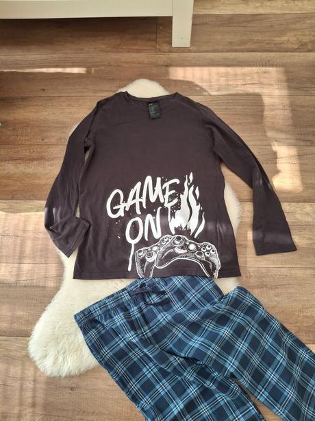 5ks bavlnené pyžamo pre chlapca 158/164, slovenka,158