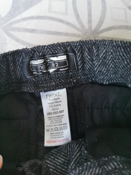 Chlapčenské spoločenské nohavice next, next,92