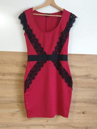 Šaty s čipkou spoločenské, bonprix,34