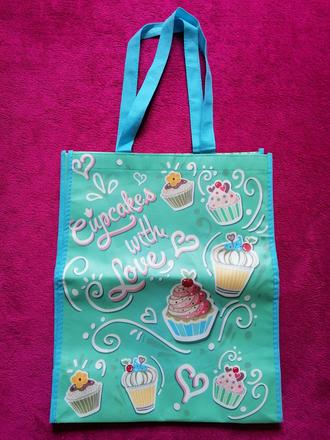 Menšia taška z netkanej textílie - 1x použitá,