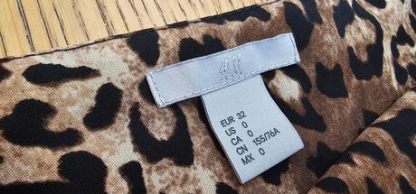 Tigrované šaty - veľ. 32, značka hm, h&m,32