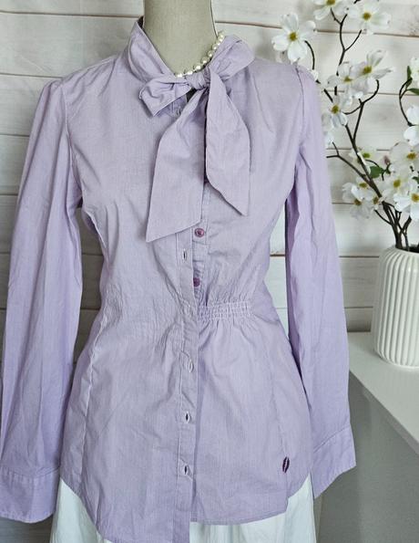 Pekná fialková zaujímavá košela, m