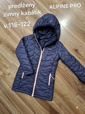 Predĺžený zimný kabátik alpine pro, alpine pro,116