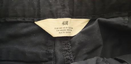 Tmavomodré športovo-elegantné šortky, h&m,134