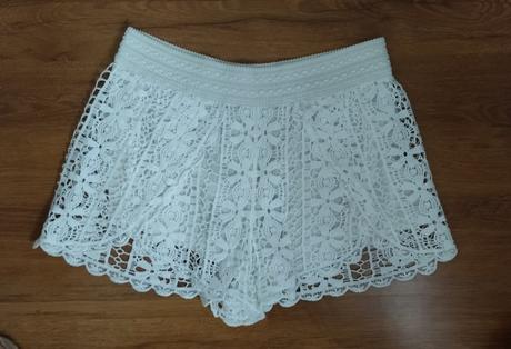 Čipkované šortky, f&f,m