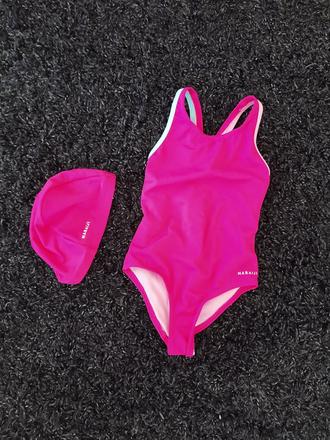 Detské plavky a plávacia čiapka, nabaiji,98