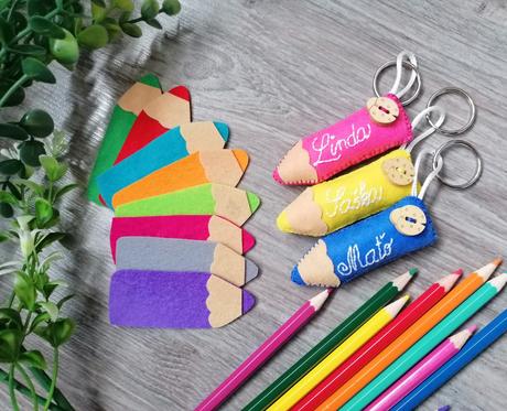 Kľúčenka pastelka,