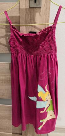 Ružové šaty s vílou, h&m,116