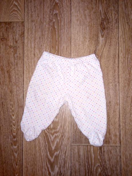 Biele polodupky s fareb. bodkami 62 top stav, cherokee,62