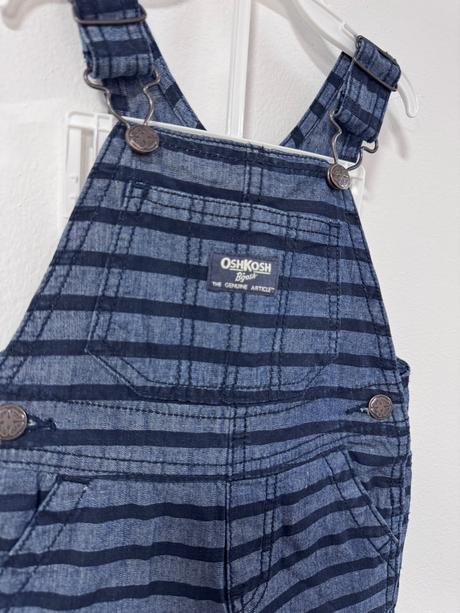 Oshkosh bgosh laclový overal kraťasy pruhy, oshkosh,86