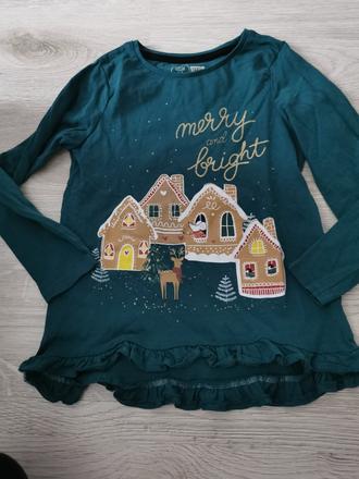 Vianočné tričko 6-7rokov, 122