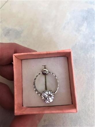 Luxusné náušnice s očkami - šrubovačky,