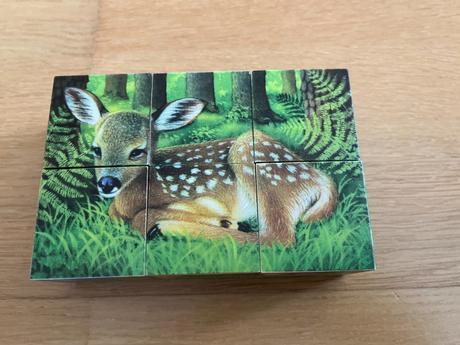 Plastové kocky - zvieratká 9ks, 