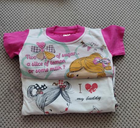 Krátke pyžamo 6-9m, 74