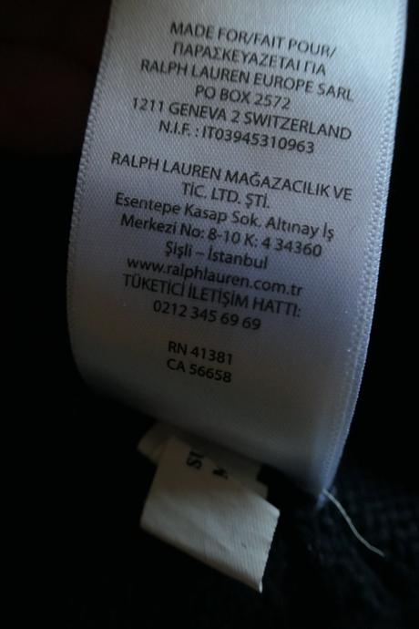 Ralph lauren bear icon bavlneny sveter m/l, ralph lauren,m